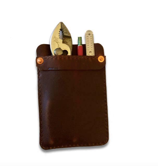 Leather Shirt Pocket Protector