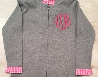Girls Personalized Jacket, Girls Clothing, Girls Ruffle Jacket, Girls Monogramed Jacket, Toddler Girls Jacket, Baby Jacket, Baby Hoodie
