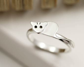 Sterling Silver Sugar Glider Ring with Personalised Engraving Option