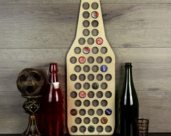 Bottle Cap Wall Art bottle cap holder | etsy Bottle Cap Wall Art bottle cap holder | etsy