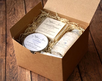 Lavender Gift Set for Women - Gift for Women - Mother's Day Gift - Gift Set for Mom - Bath Gift Set - Bridesmaid Gift - Lavendar Gift Set