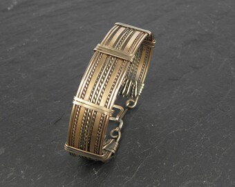 Men's Bracelet Baeleg woven in Bronze