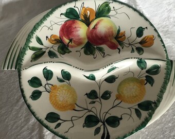 Vintage Ceramic Platter/Signed