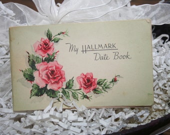 My Hallmark Date Book / 1948 Paper Ephemera / Advertising Date Book