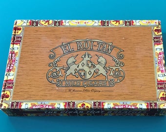 Vintage El Roi-Tan Cigar Box