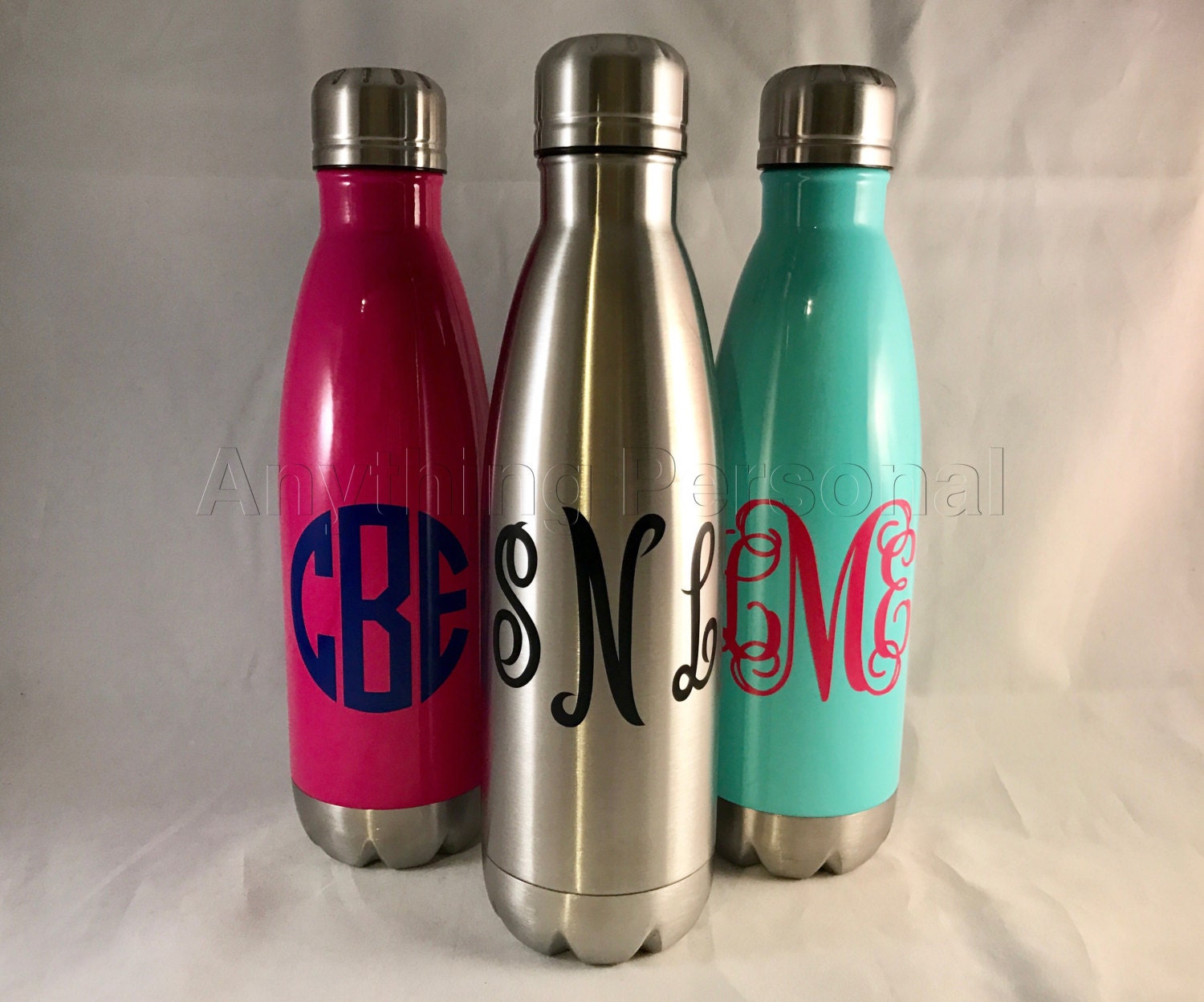 Personalized Stainless Steel Bottle by AnythingPersonal on Etsy