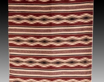 Native American Navajo Wide Ruins Weaving by Marleen Begay, Ca 1970’s, #1041