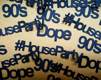 Custom Confetti, Party Confetti, Event Confetti, House Party, 90's, Dope, Dope Confetti, 90's Theme, 90's Party, Dope Party, Party Decor