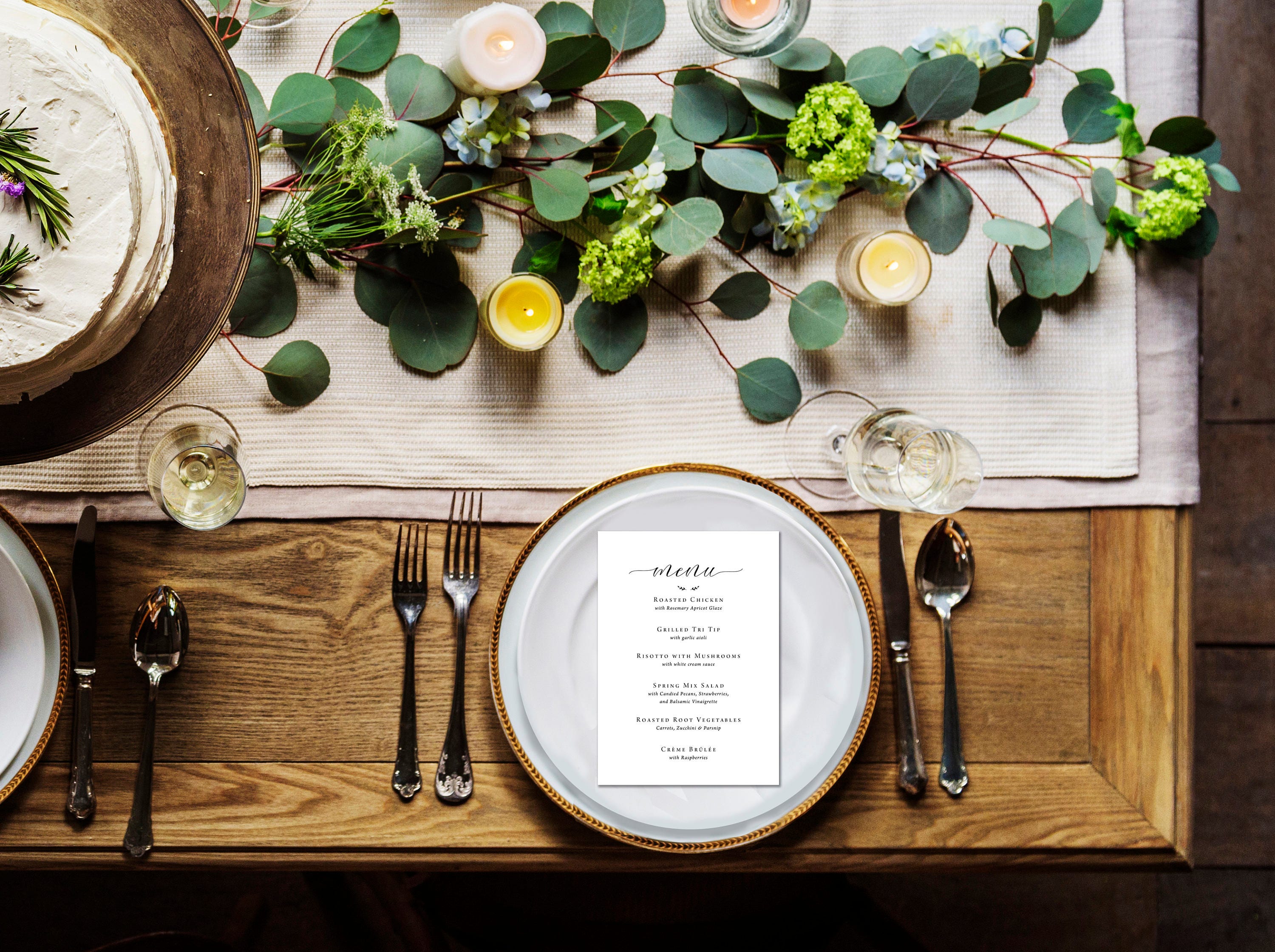 CUSTOM Digital Wedding Menu | Simple Black Calligraphy | Table ... CUSTOM Digital Wedding Menu | Simple Black Calligraphy | Table ...