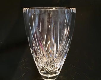 Lead Crystal Glass Vase Antique Lead Crystal Cut Glass Vase