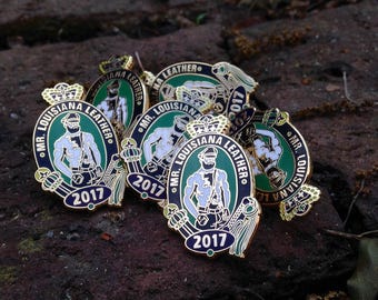 Mr. Louisiana Leather 2017 pin