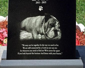 Composite Base for Granite dog tombstone, pet headstone, pet grave markers. (will fit a 12x12 or 6x12 inch by 3/8" thick)