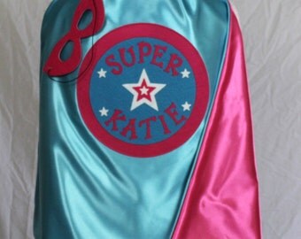 Girls SUPERHERO Cape/Youth Cape and Toddler Cape Sizes/Additional Accessories Available