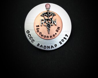 Personalized Nurse Pin-Nurse Gift-Nursing Graduation-LPN-Nursing pin-Medical pin, nurse pin, nurse brooch, Nursing Pin, pinning ceremony