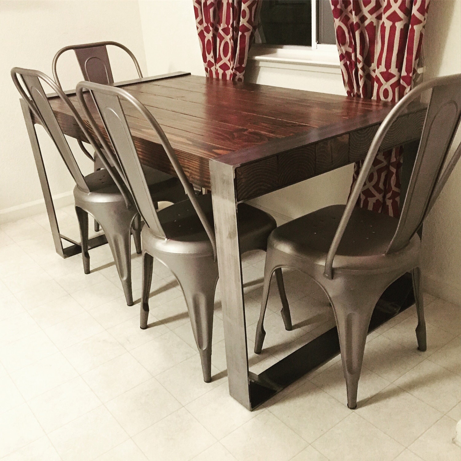 Modern Industrial Dining Table