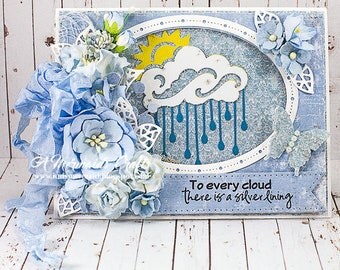 Every Cloud Has a Silver Lining Shaker Card