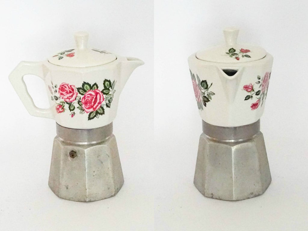 Vintage Flory Express Espresso Maker Made in Italy Stove Vintage Flory Express Espresso Maker Made in Italy Stove