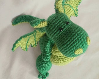 Items similar to Crochet dragon-Crochet Dinosaur-Stuffed Dragon-Stuffed ...