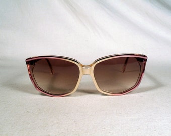 fabulous vintage sunglasses lunettes eyeglasses JEAN LOUIS SCHERRER carved frame france