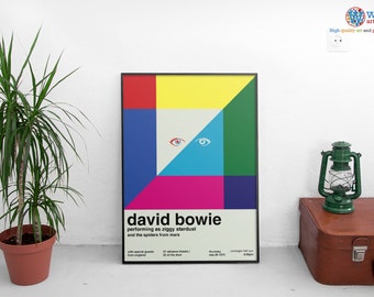 David Bowie / Ziggy Stardust- Billboard Gig Poster - Carnegie Hall, New York