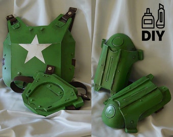 DIY Fallout4: Sturdy Combat Armor templats for EVA foam