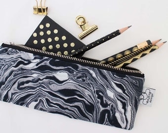 Marble pencil case/Marble pencil pouch/Original ANJESY designs.