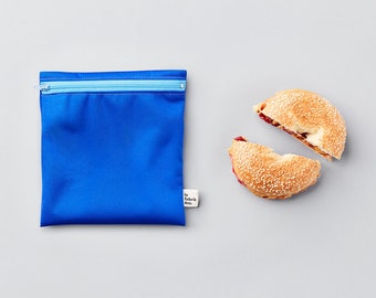 Custom trio ~ large reusable bags for sandwich ~ Reusable snack and sandwich zipper bags