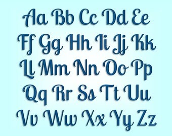 Beach Bum Machine Embroidery Font Monogram Alphabet, Cursive Script Embroidery Font, Sports Embroidery Font, BX Format Included!! - 3 Sizes