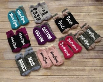 Wine Socks, Wedding Socks, Engagement Socks, Bride Socks, Bridesmaid Socks, Bachelorette Party socks, Groom Socks, Wedding gift, Easter gift