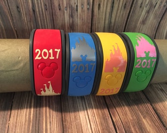 Castle Decal With Year/ Magic Band Decal /Disney Decal /Disney Castle Sticker/ Castle Decal/ Magic Band Decal/ 2017 Castle / 2018 Castle