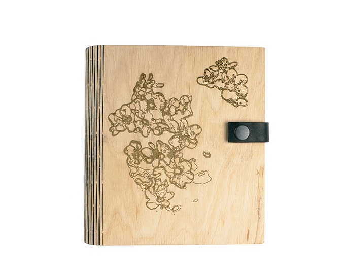Wooden journal - Wooden Notebook - Personalized notebook - gift journal