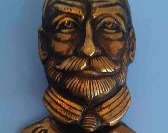 Antique Cast Brass King George V Door Knocker