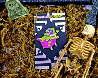 Limited Edition "The Mad Bombers" Bathe 2 The Grave Soft Enamel Pin!