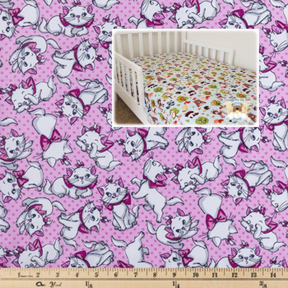 Cotton Disney Fitted Crib Sheet Toddler Nursery Girl Toddler