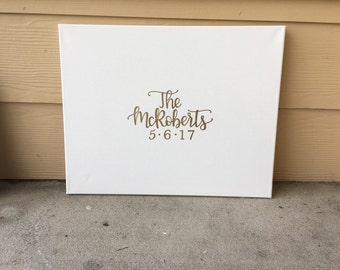Wedding Canvas | Wedding Guest Book | Guest Book Sign | Custom Canvas | Wedding Sign | Wedding Welcome Sign