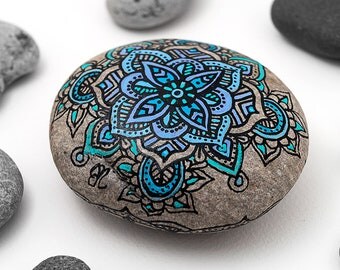 Mandala Stone | Etsy