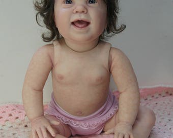 Kenzie Doll Crawler with Torso Toddler Reborn Doll 26 inch Child Girl Doll Realistic baby doll