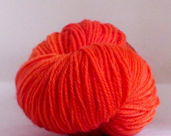 Hunter orange yarn | Etsy