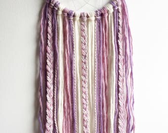 Unicorn Tapestry, Unicorn Dream Catcher, Unicorn Decor, Unicorn Gift, Large Dream Catcher, Pastel DreamCatcher, Unicorn Bedroom, Pink, White