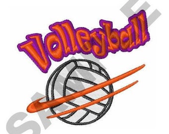 Volleyball - Machine Embroidery Design