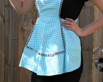 Swedish homemade vintage 1950s Apron // Serving Apron, Retro apron, Cooking apron, Women aprons, Cotton arpon,
