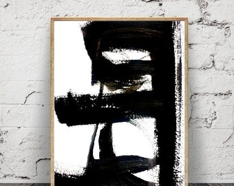 abstrait.art et collection minimaliste moderne impressionabstraite Brush Stroke Wall Art,imprimable en téléchargement numérique grand format