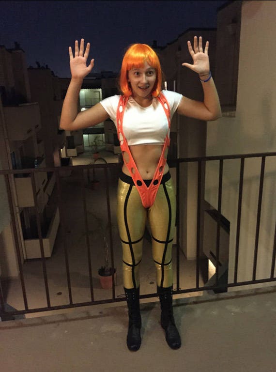 white body suit leeloo fifth element costume