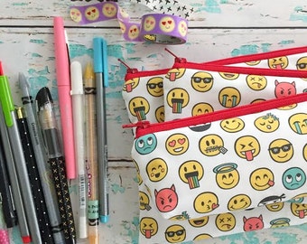 pencil pouch -- emoji