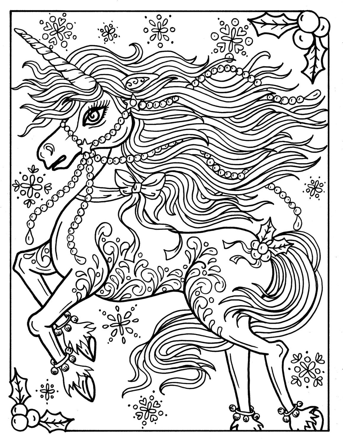 Inspiration Coloriage De Licorne De Noele  30000 ++ collections de