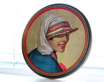 1920s Art Deco Lithograph Framed Print Grinny by F Winold Reiss