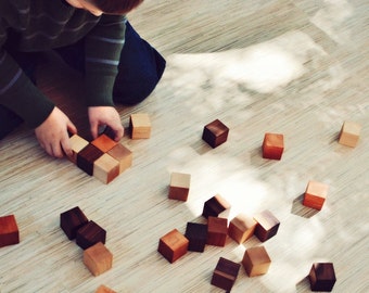 Wood Block Set Building Block Set Wooden Blocks Baby Blocks Toy Blocks Wooden Toys Wooden Toy Natural Wood Toys Eco Friendly Toy 36 Set