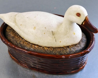Duck cookie jar | Etsy