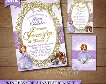 Sofia the First Invitation, Princess Photo Invitation, Sofia the First Birthday Party Invitation, Princess Invitation, Sofia Birthday Invite