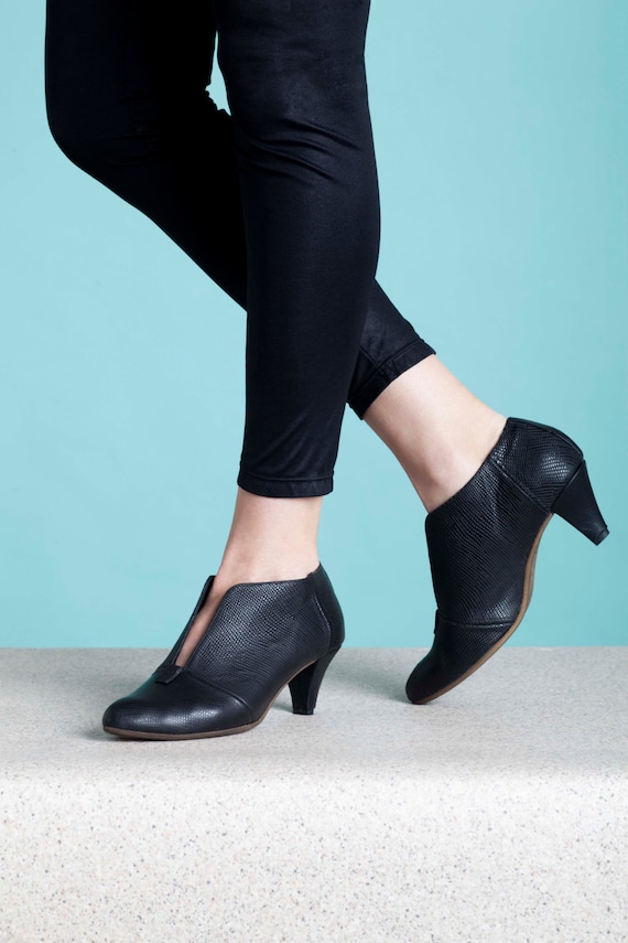 pointed toe high heel booties